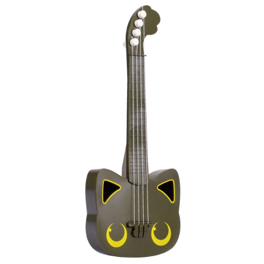 

Милая гитара в форме кота для начинающих концертов детский музыкальный инструмент укулеле детский подарок