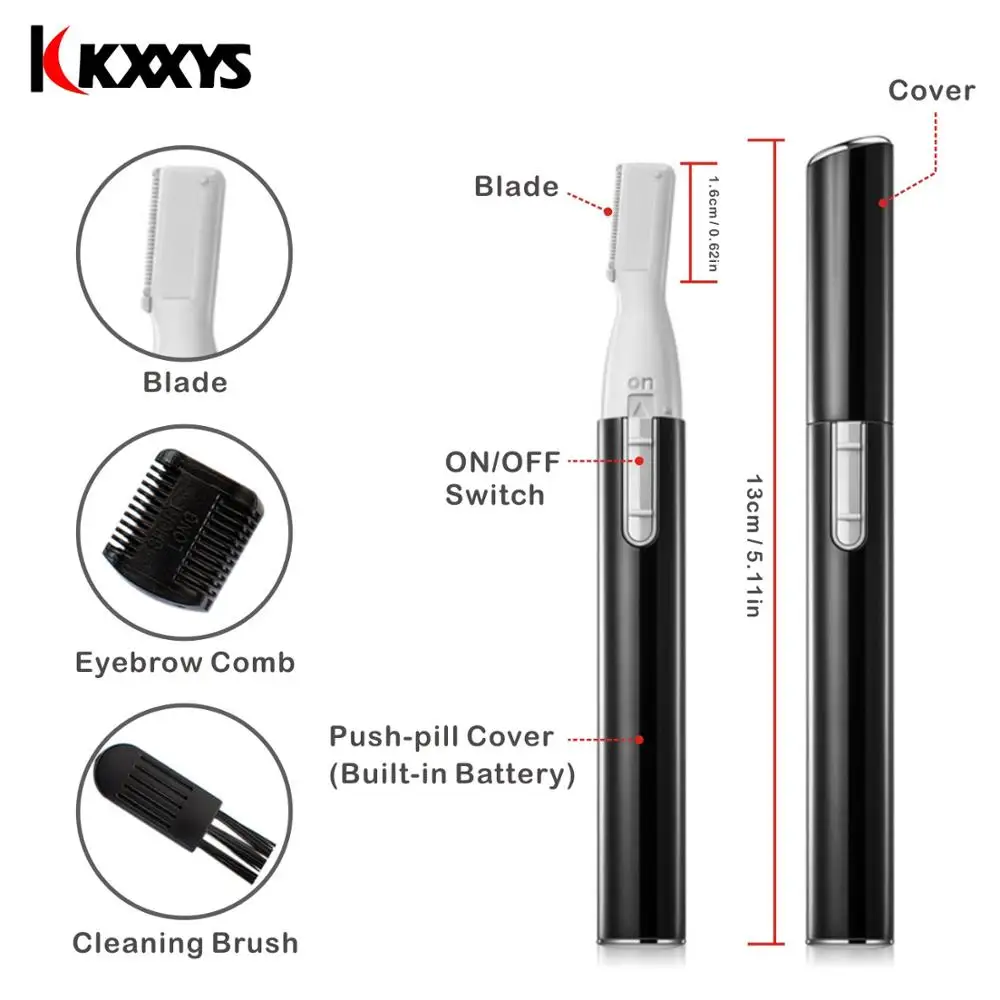 Электрический триммер для бровей/Средство удаления волос на лице/мини бритва