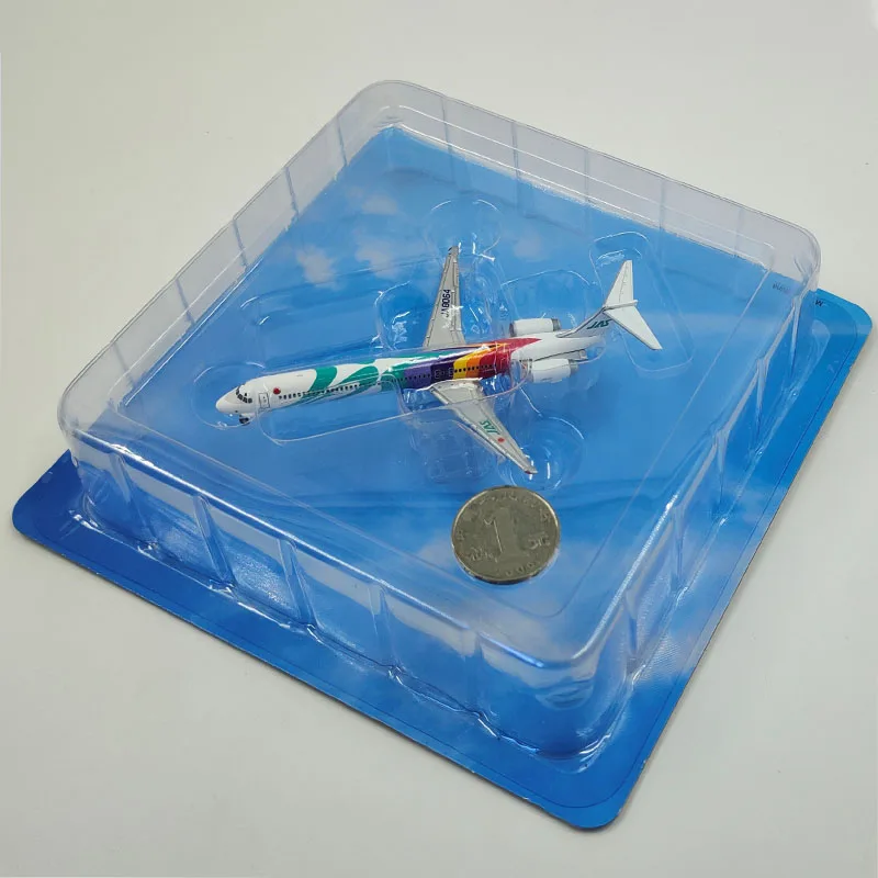 

1:400 масштаб JAL Япония авиакомпаний McDonnell Douglas MD-90 пассажирский самолет JA8064 с трёхмерными чертёжами сплав моделирование украшения