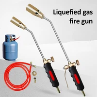 liquefied gas welding torch road pipe metal welding flame blow heating gun plumber roofing ignition soldering gas blowtorch