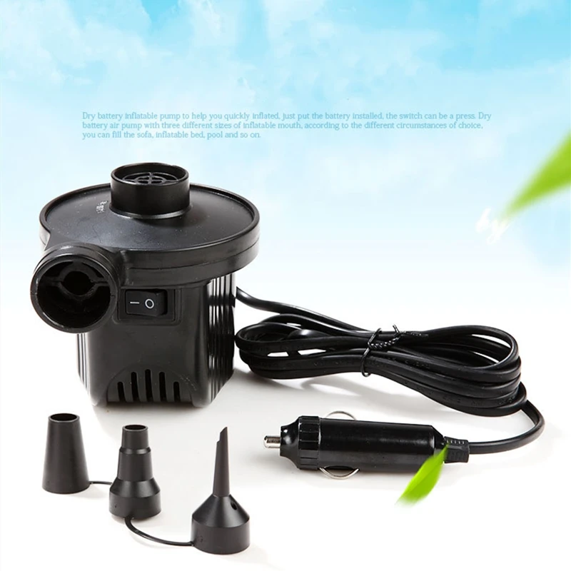 Надувной мини-насос электрический воздушный матрас портативный быстрое