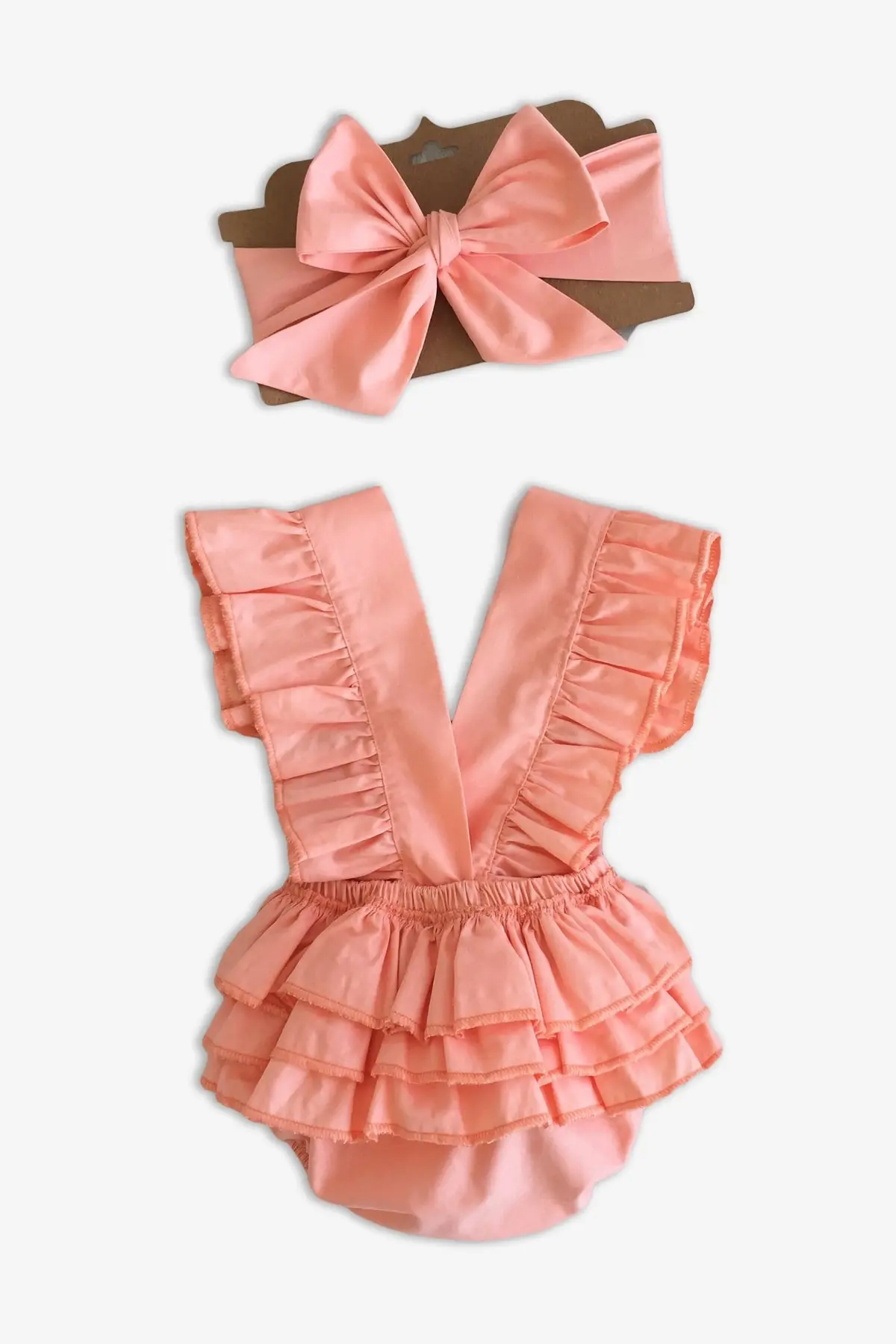 

Комбинезон для новорожденных девочек и мальчиков, хлопковая одежда для детей, командный комбинезон лососевого цвета