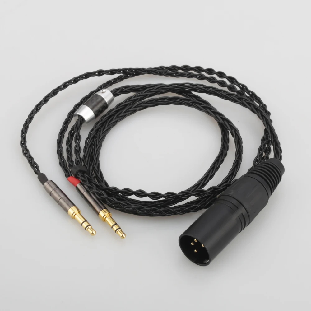 

Audiocrast HIFI 4-pin XLR Male Balanced Headphone Upgrade Cable for Sundara Aventho focal elegia t1 t5p D7200 D600 D7100 MDR-Z7
