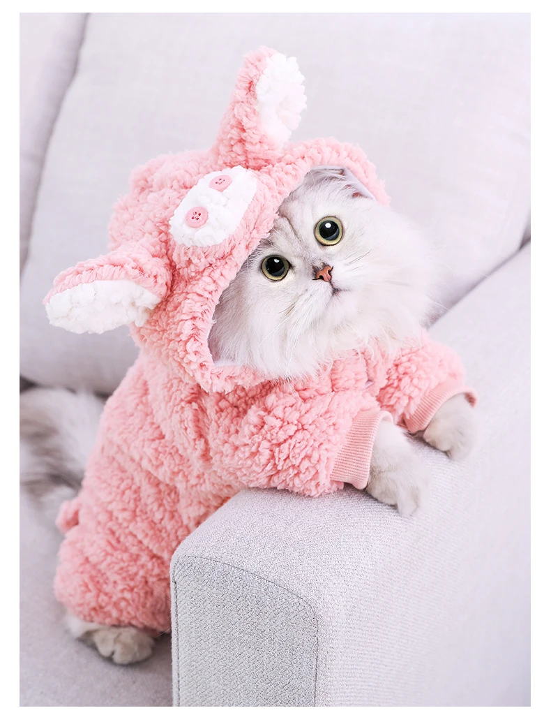 HOOPET кошка одежда для собаки из флиса Щенок Чихуахуа Одежда зимнее пальто костюм для маленьких средних собак кошек