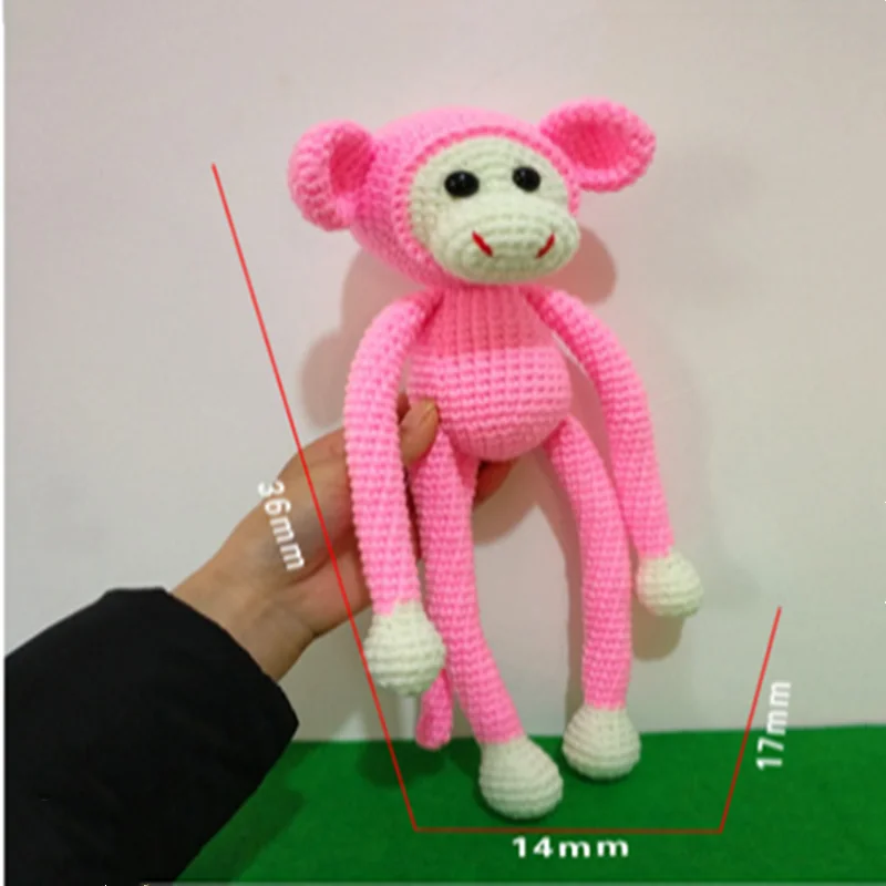 1 шт. обезьяна ручной работы детские мягкие плюшевые животные игрушки куклы милые