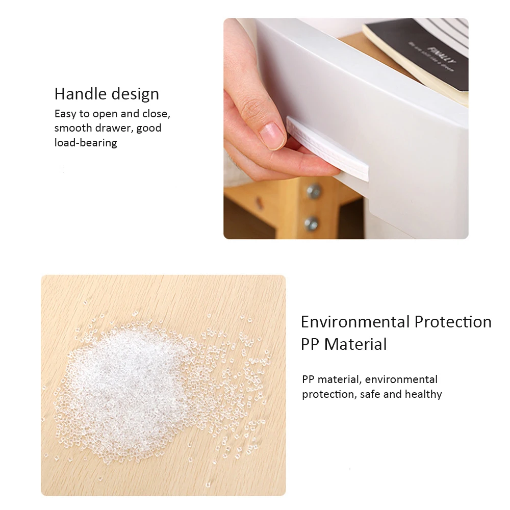 3-слойный ящик для хранения шкаф макияжа настольный Офисная коробка файлов |