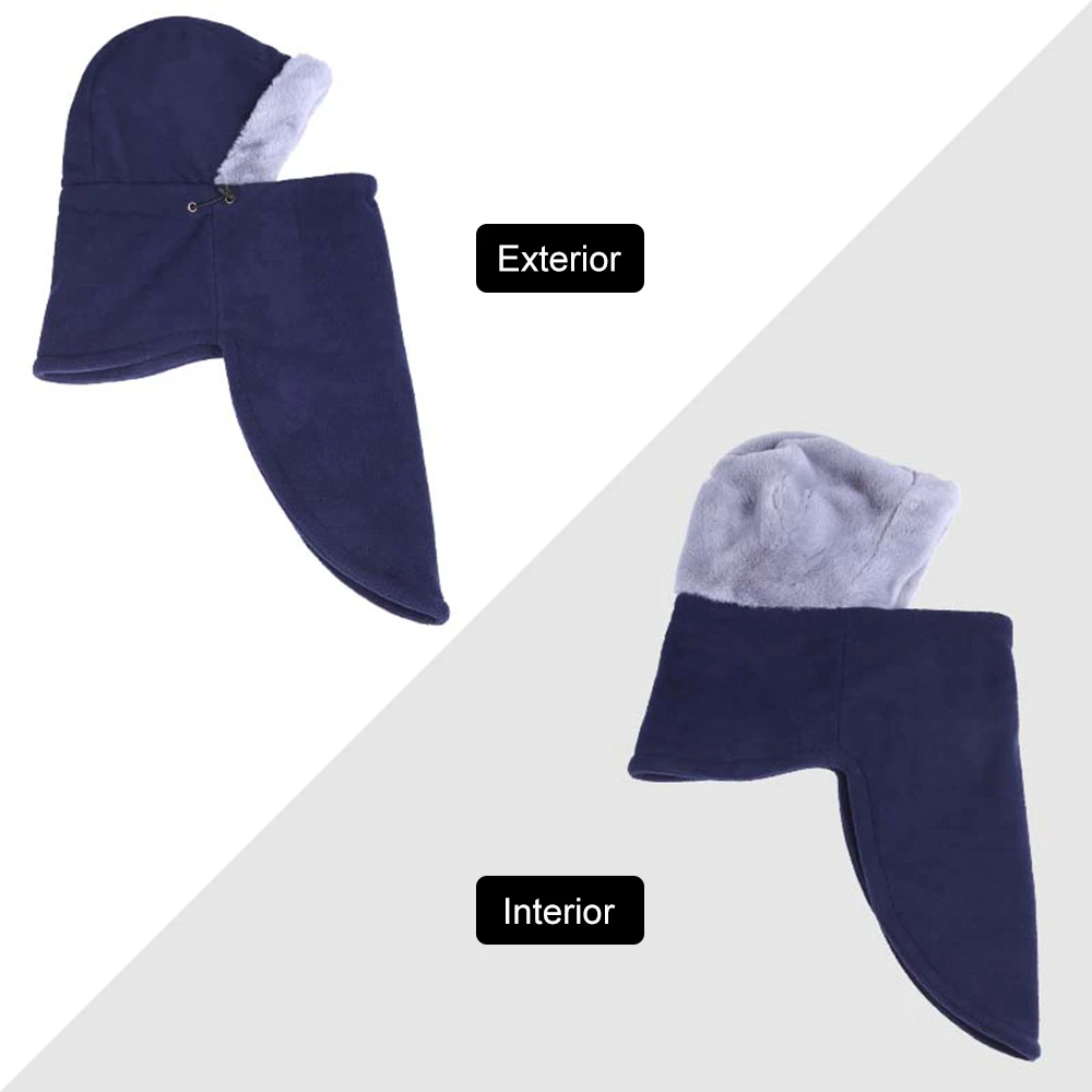 Зимняя теплая маска для лица мужчин и женщин Мужская Флисовая зимняя шапка с