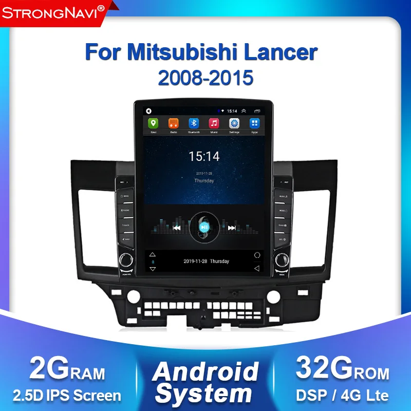 4G lte 2G + 32G Android для Mitsubishi Lancer 10 ex 2008 2015 автомобильный Радио Мультимедиа Видео плеер