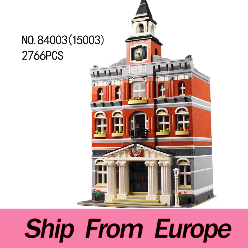 Набор строительных блоков для дома городов зала архитектура наборы игрушки