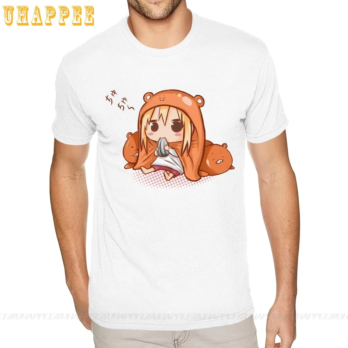 Классический Аниме Himouto Umaru Chan Футболка мужская классическая модная летняя