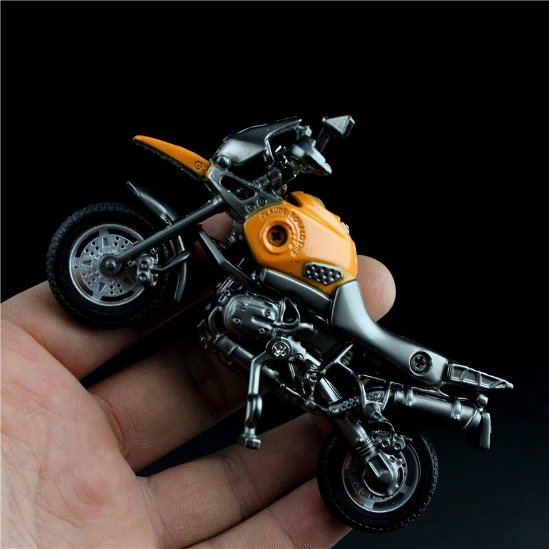 Металлическая Миниатюрная модель мотоцикла автомобиля детские подарки домашний