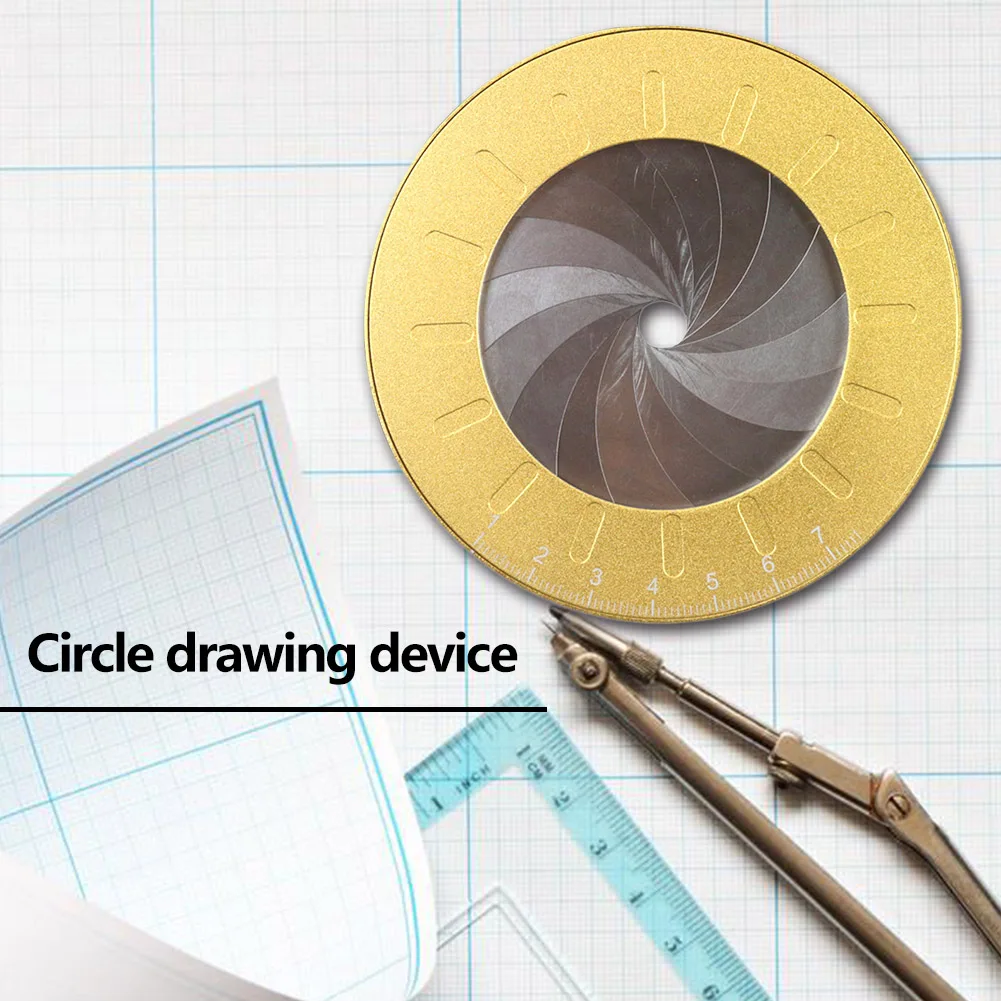 Adjustable Circle Drawing Ruler Tool Mini Measuring Circular Compass For Woodworking Professional Gauging | Инструменты
