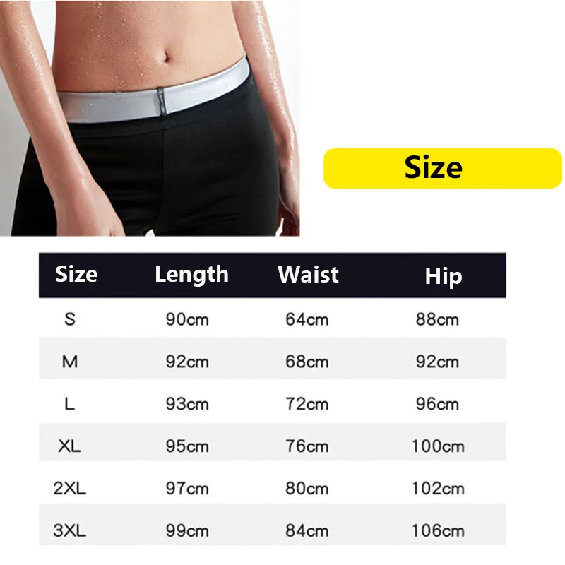 Fitness Gym Leggings Slimming Pants For Women Body Shaper Workout Running Sauna Compression High Waist Tummy Weight Loss | Спорт и