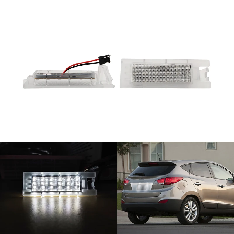 

2x подходит для Hyundai Tucson 2010 2011 2012 2013 2014 SMD СВЕТОДИОДНЫЙ номерной знак без ошибок