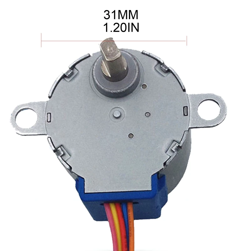 Микро шаговый электродвигатель 28BYJ-48 Brushed DC5V /12V 4-фазный 5-проводной редуктор 1/64