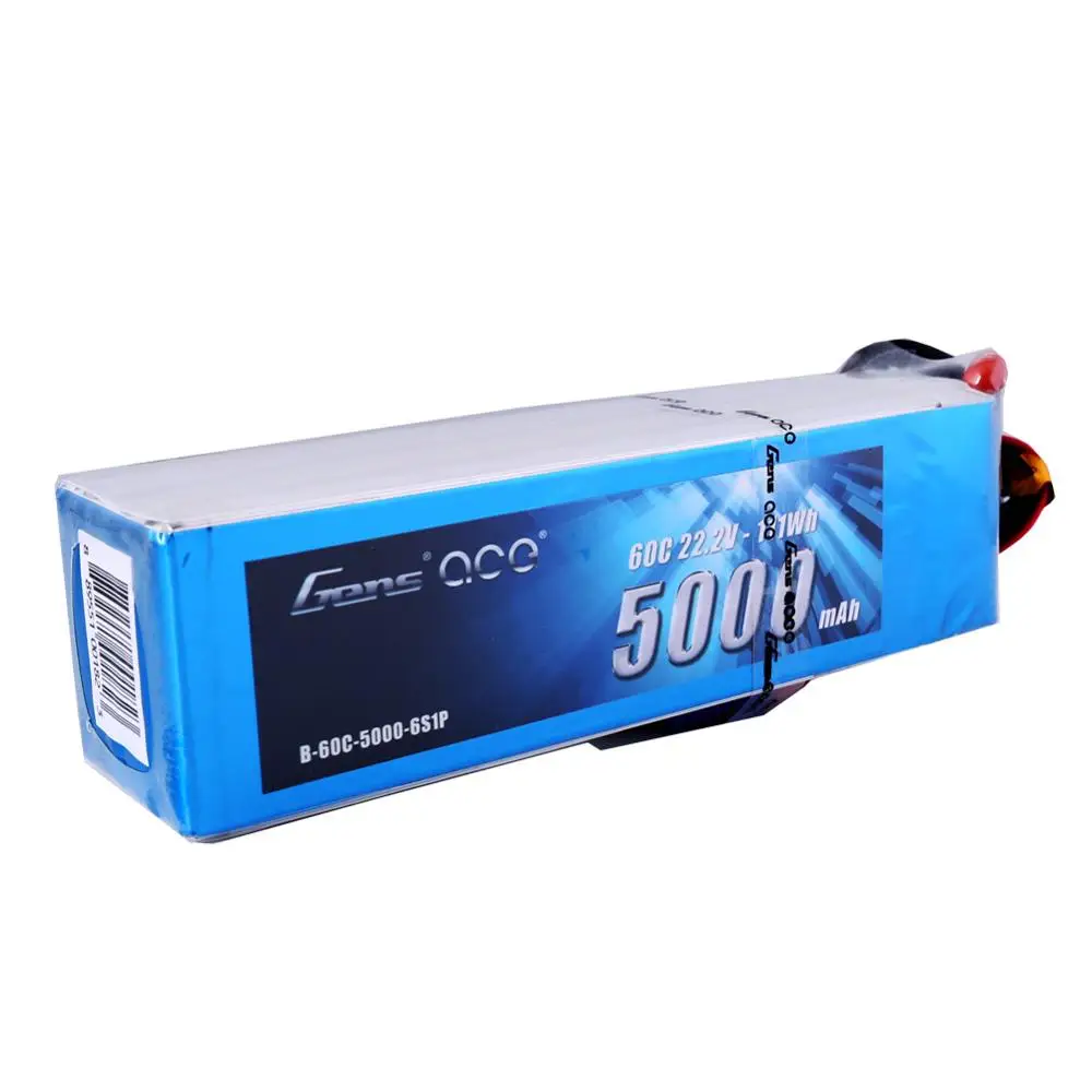 

Gens ace 22,2 V 60C 6S 5000mah Lipo EC5