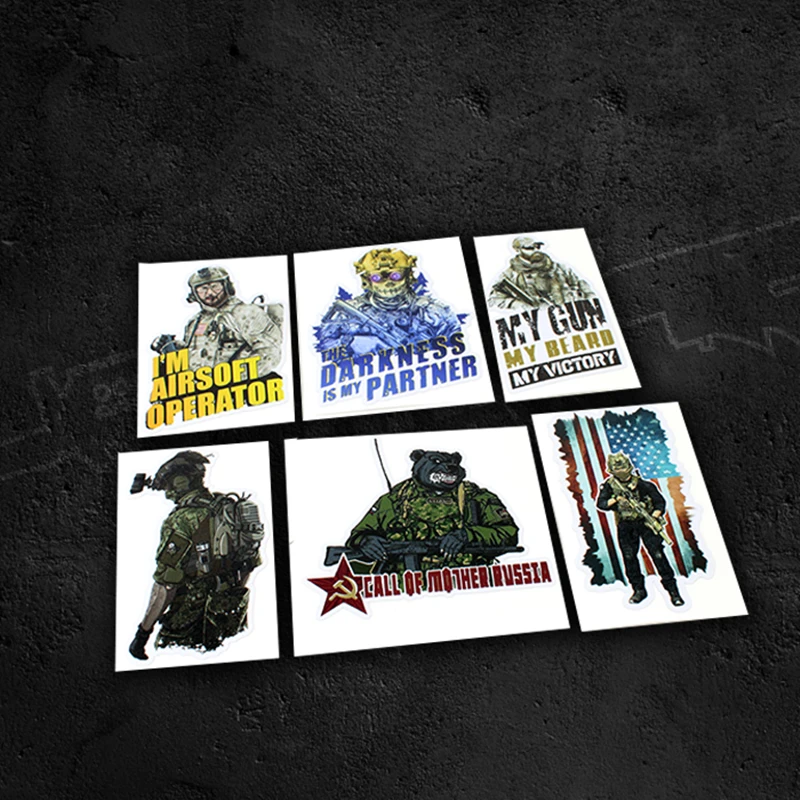 Операторская серия Россия США тактические автомобильные наклейки на