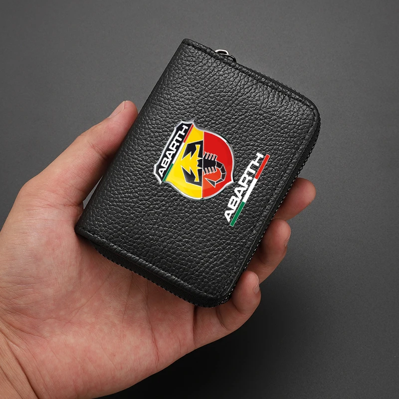 Автомобильная сумка из натуральной кожи визитница для водительского