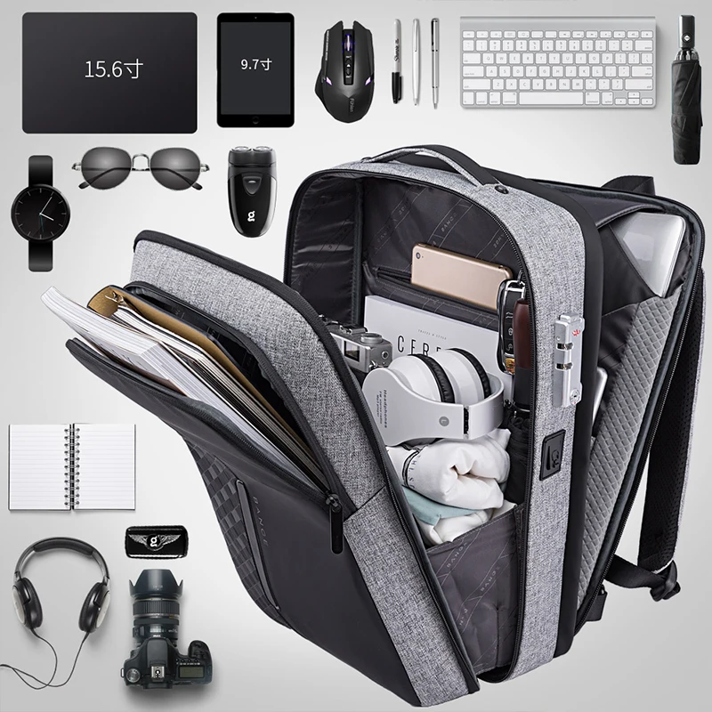 TSA Lock Anti-Theft Laptop Backpack Men 15.6 inch Office Business Travel bag School for Teens women | Багаж и сумки