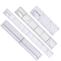 miusie patchwork ruler diy pattern ruler transparent drawing ruler for school and office sewing measuring supplies
