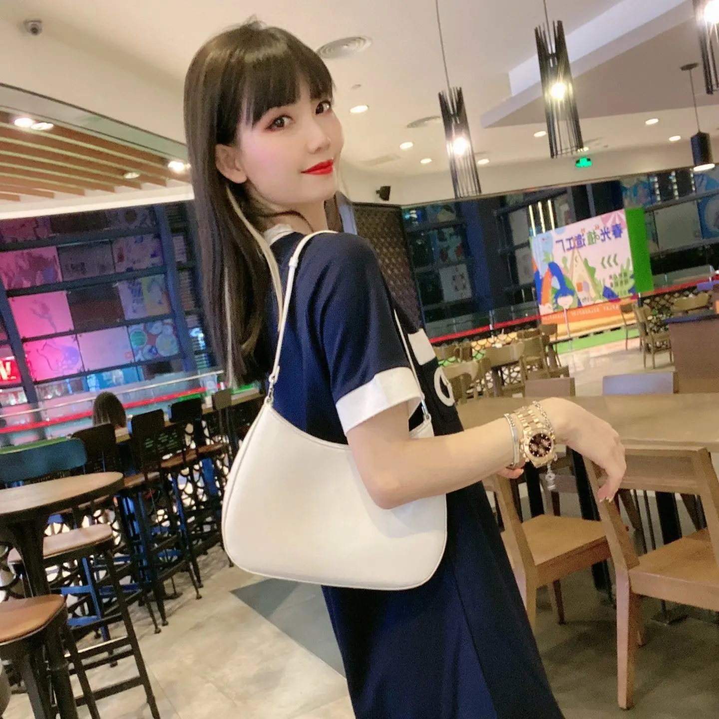 

2021 summer new style fashion casual loose loose slim straight small fragrant short-sleeved dress women