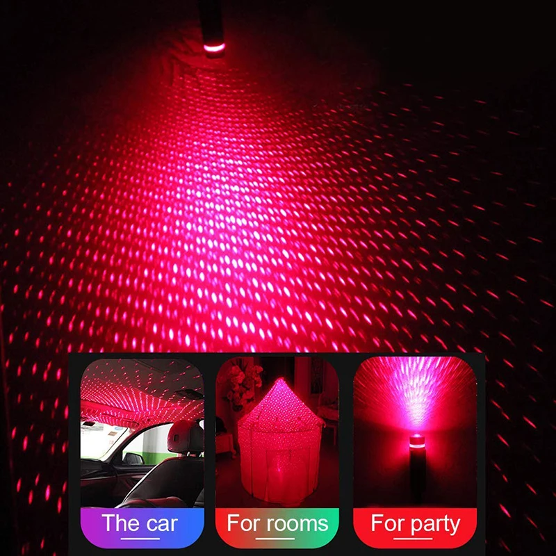 Миниатюрный светодиодный ночной Светильник D4 на крышу автомобиля универсальное