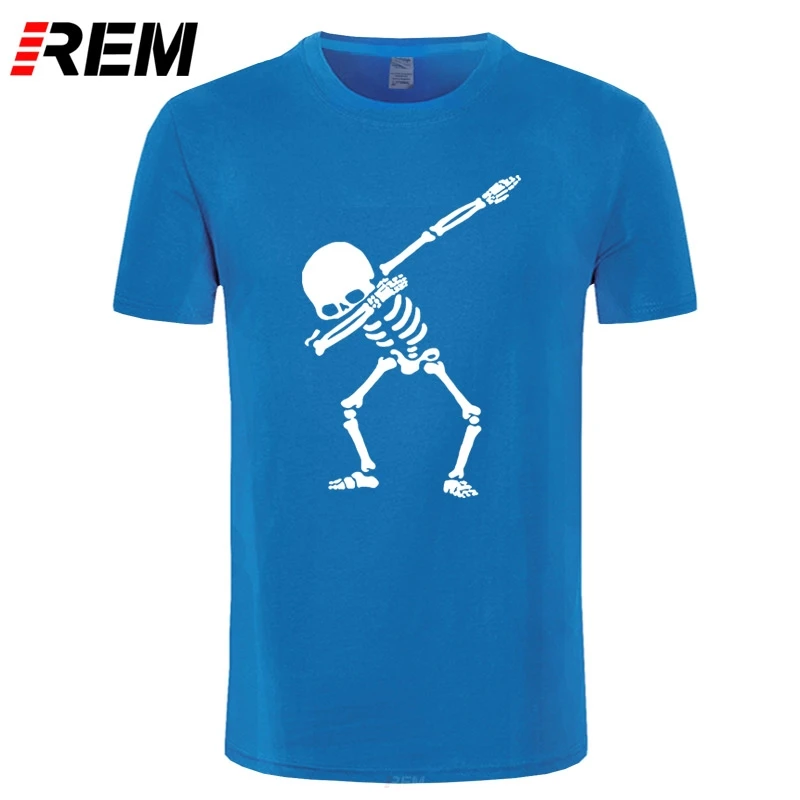 Мужская футболка в стиле хип хоп REM черная панк с принтом черепа|skull t shirt|t shirtshirt men