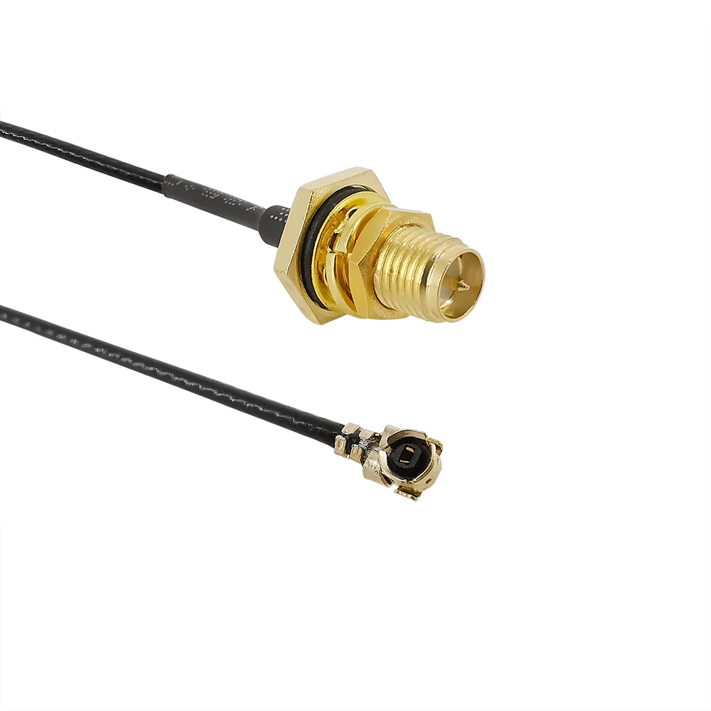 Мини PCI UFL к RP SMA Розетка ШТЫРЬКОВАЯ RF Соединительный пигтейльный кабель RP SMA Розетка с уплотнительным кольцом к UFL./провод IPX 1,13 провод