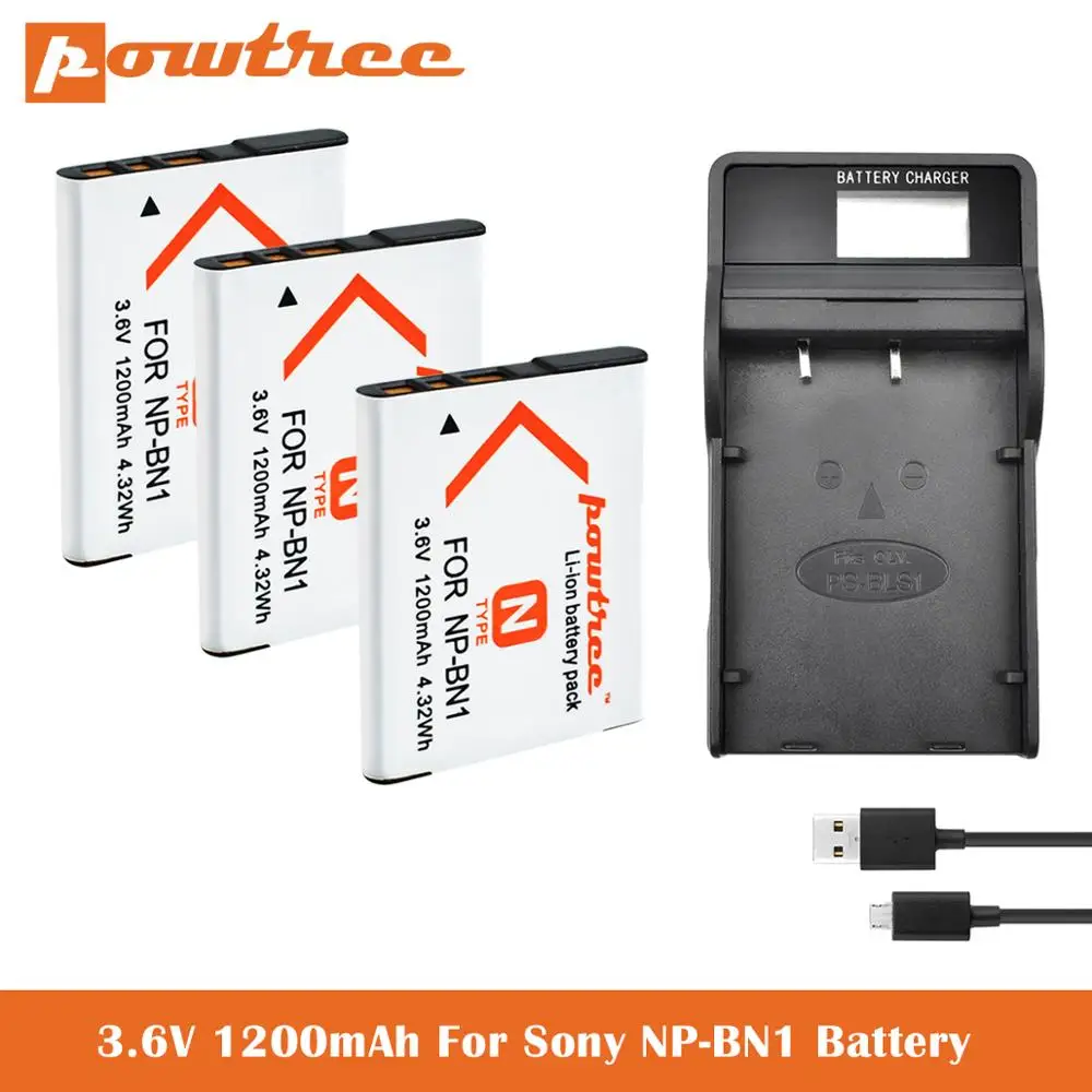 NP-BN1 Батарея + Зарядное устройство Замена для Sony детали Cyber-Shot DSC-QX10 QX30 QX100 T99 T110 TF1 TX10
