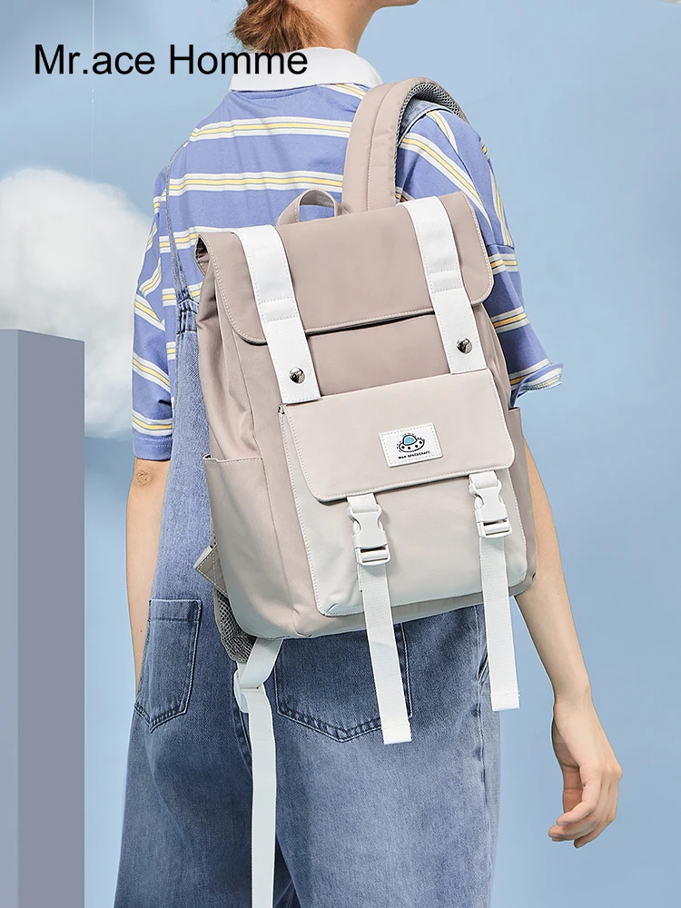 Квадратный 14-дюймовый рюкзак для ноутбука с защитой от кражи Мужской