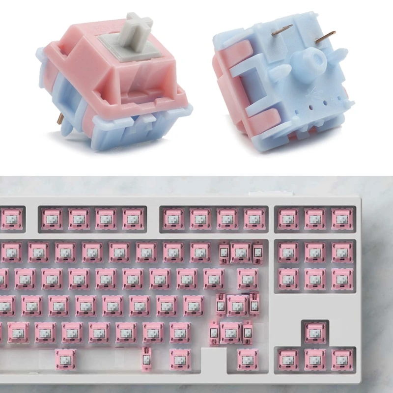 

2 шт., линейные переключатели для механической клавиатуры
