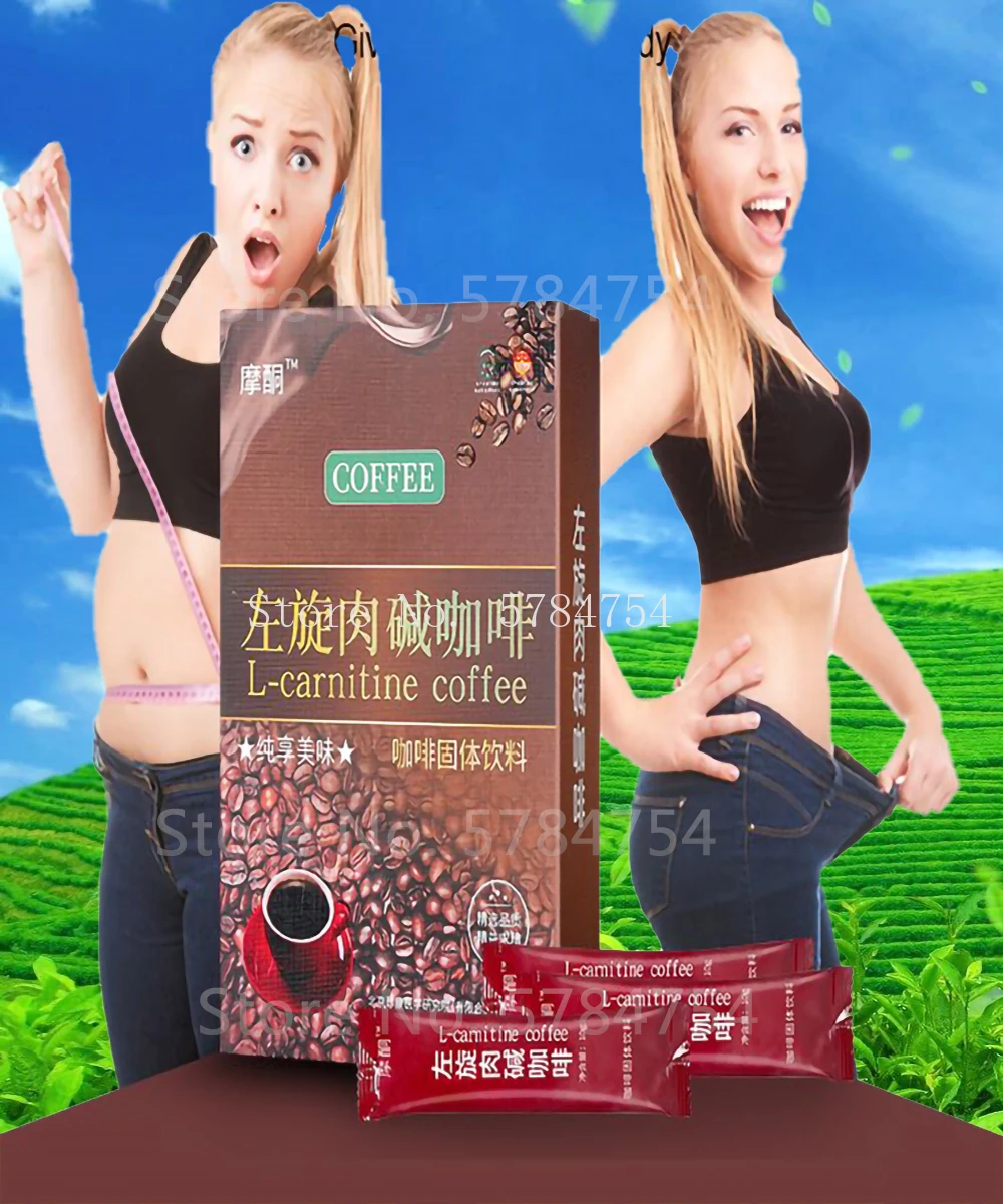 

L-Carnitine Coffee Slimming Tea Fat Burning Oil Discharging Instant Weight Loss Slimming Coffee Adults Weight Loss Products