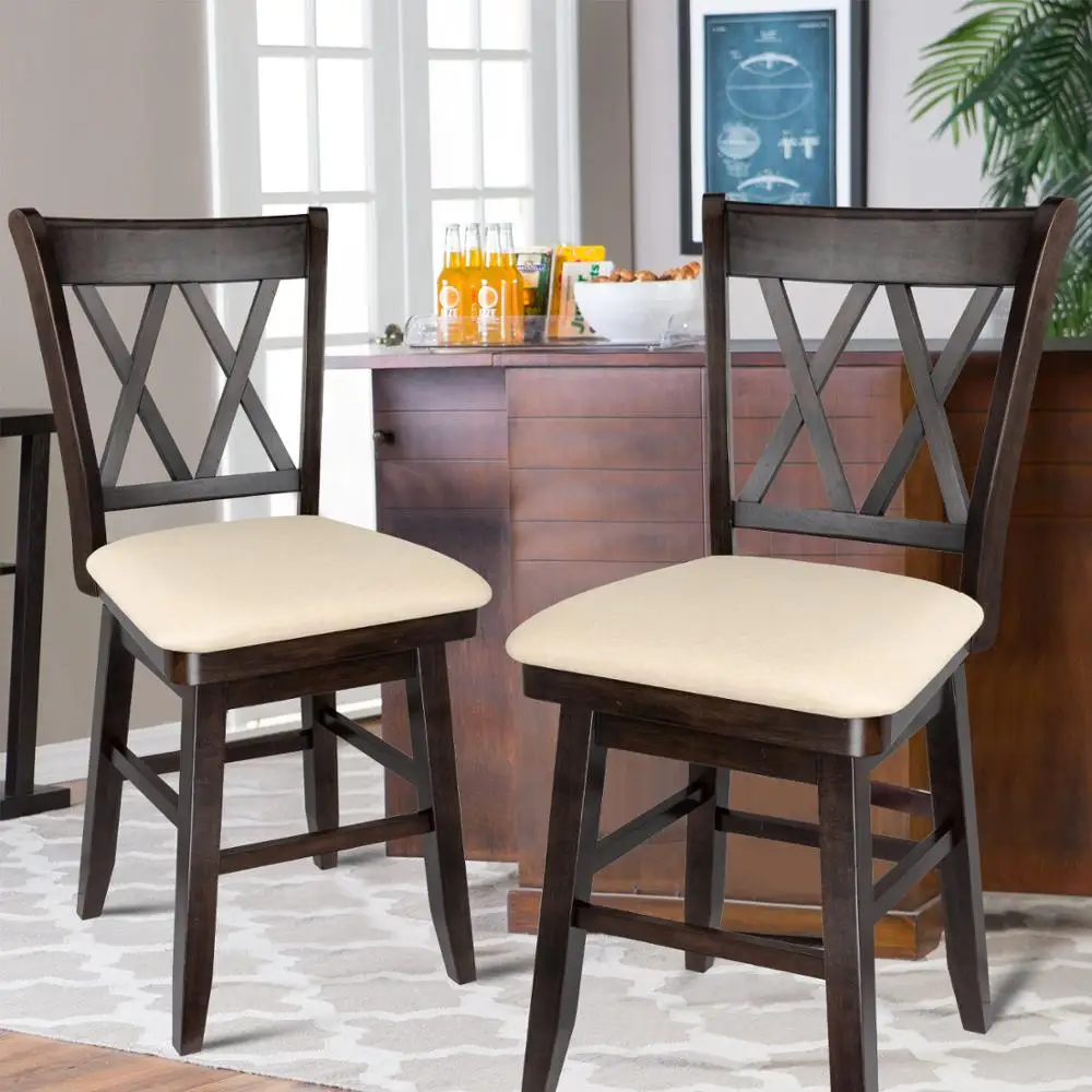 26 дюймовый деревянные обеденные стулья в форме бриллиантов спинка Счетчик