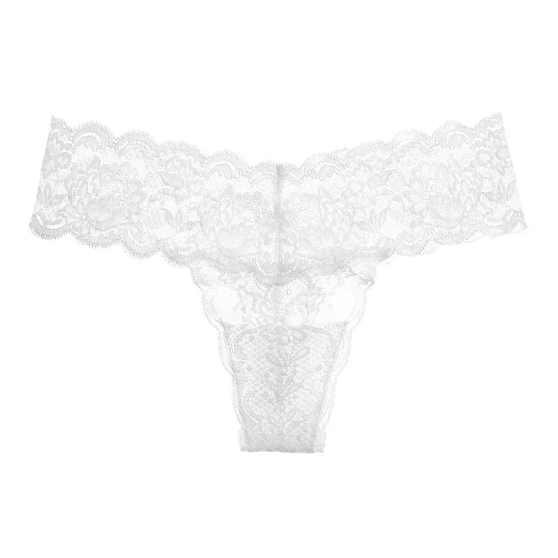 

Linbaiway Hot Lace Transparent Panties for Women White Black Sexy Lingerie Thongs Women Underwear Seamless Panties G String