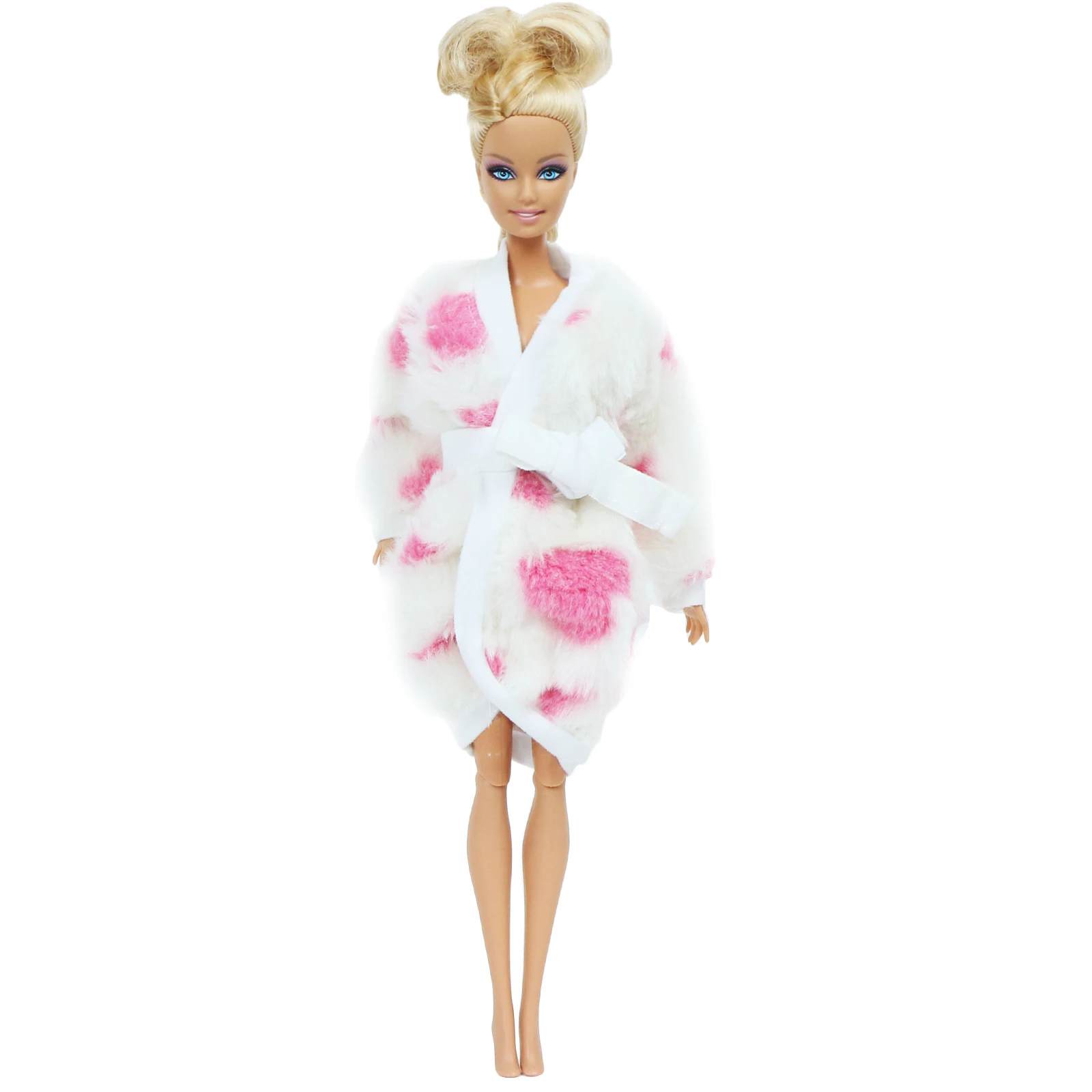 Один комплект розовый зимний вязаный свитер ручная работа халат пояс платье