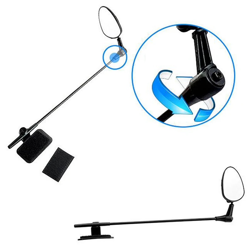 Зеркало заднего вида для велосипедного шлема с поворотом на 360 градусов
