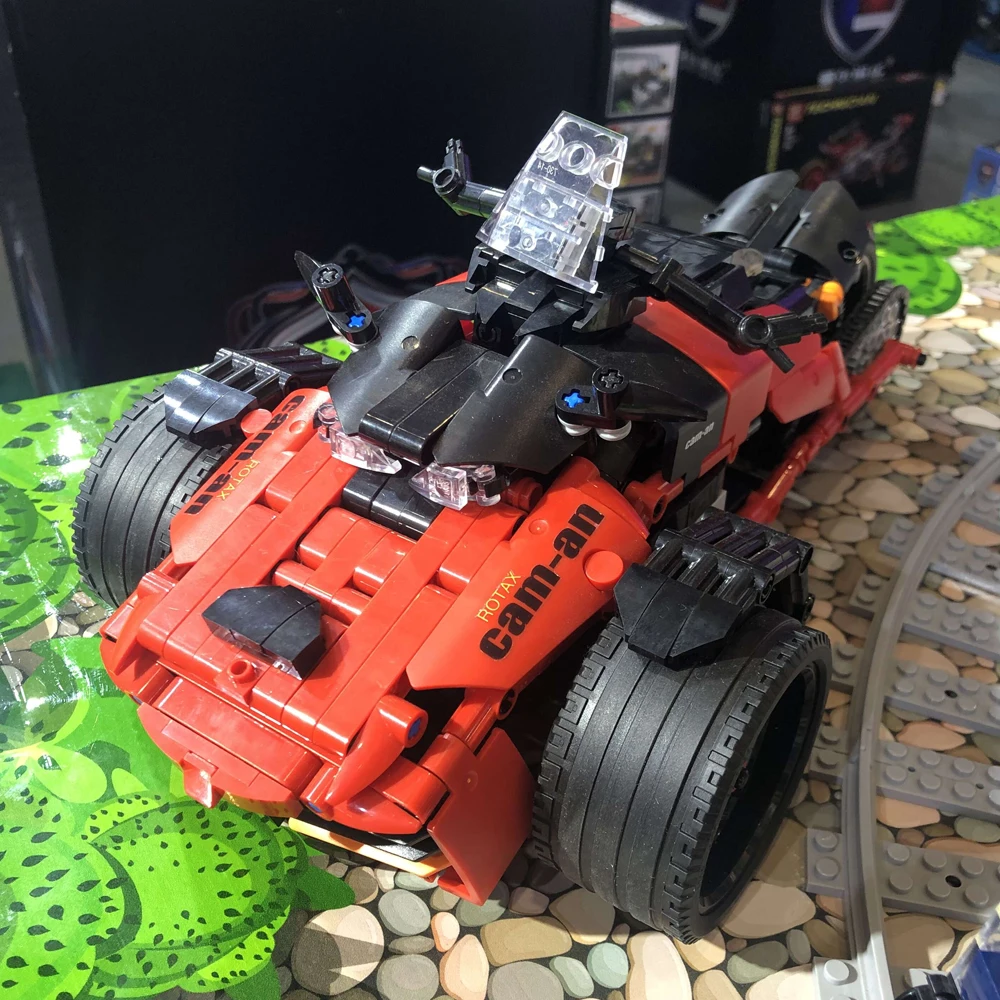50021 MOC высокотехнологичный конструктор мотоцикл Can Am Spyder F3 S механическое движение