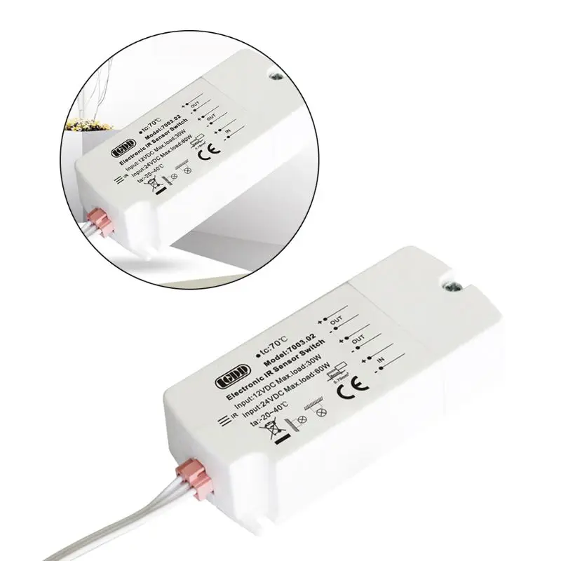 OOTDTY 1 шт. DC12V ИК Сенсор переключатель ручной волны инфракрасного светильник для