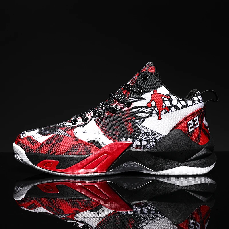 

Для мужчин баскетбольные кроссовки с высоким берцем для женщин дышащие Мужские Ботинки Ботильоны Zapatillas Hombre Deportiva; Сезон весна-осень спортив...