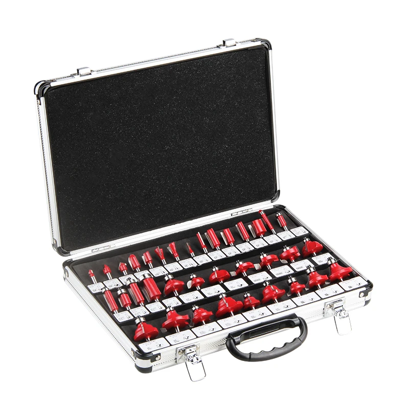 35pcs 6mm metal box FivePears 12 шт. 6 мм фрезы Набор Профессиональный хвостовик вольфрам карбид фрезы Набор с Деревянный чехол для дерева - Длина режущей кромки: 35pcs 6mm metal box