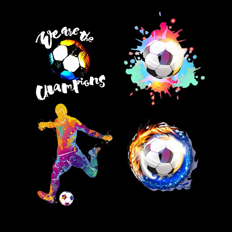 Спортивные термопереводные Стикеры для футбольного клуба термопереводная