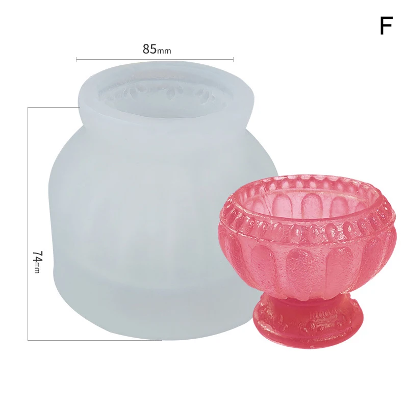 3D силиконовые DIY ручной работы пресс-формы для свечей римская колонна формы Diy