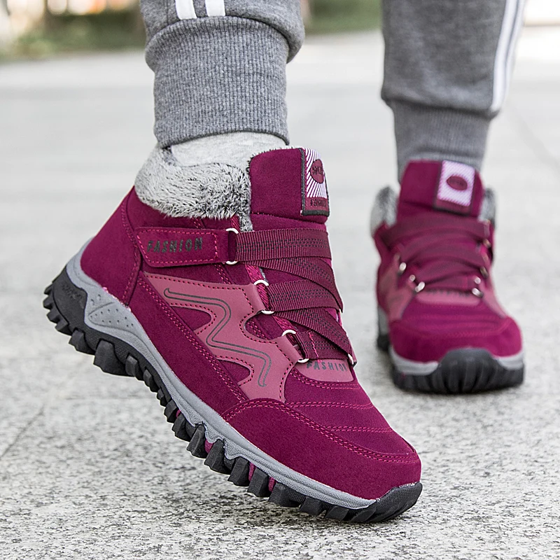 Мужские и женские ботинки Нескользящие походные унисекс большого размера для
