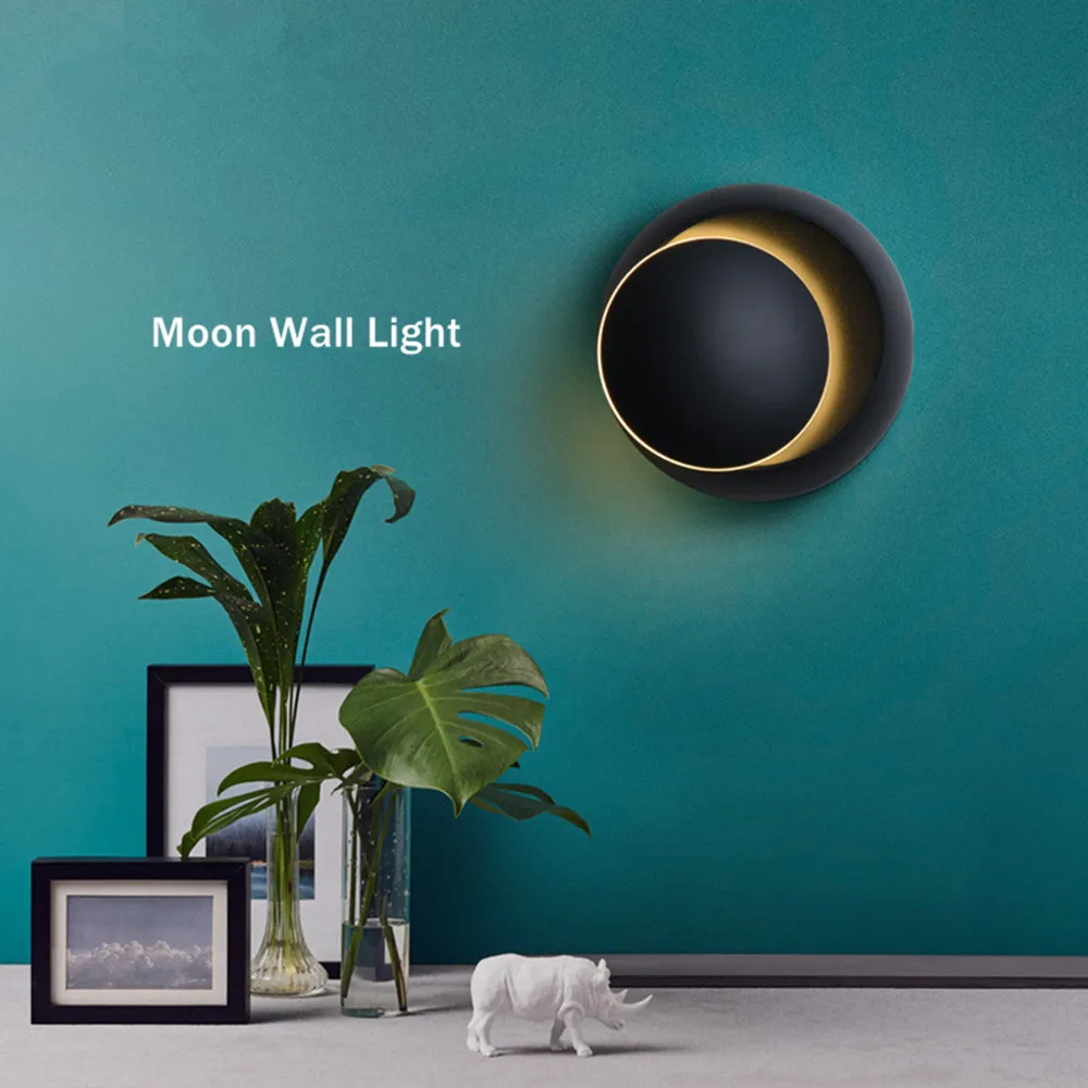 Настенный светильник светодиодный настенный регулируемый круглый креативный на