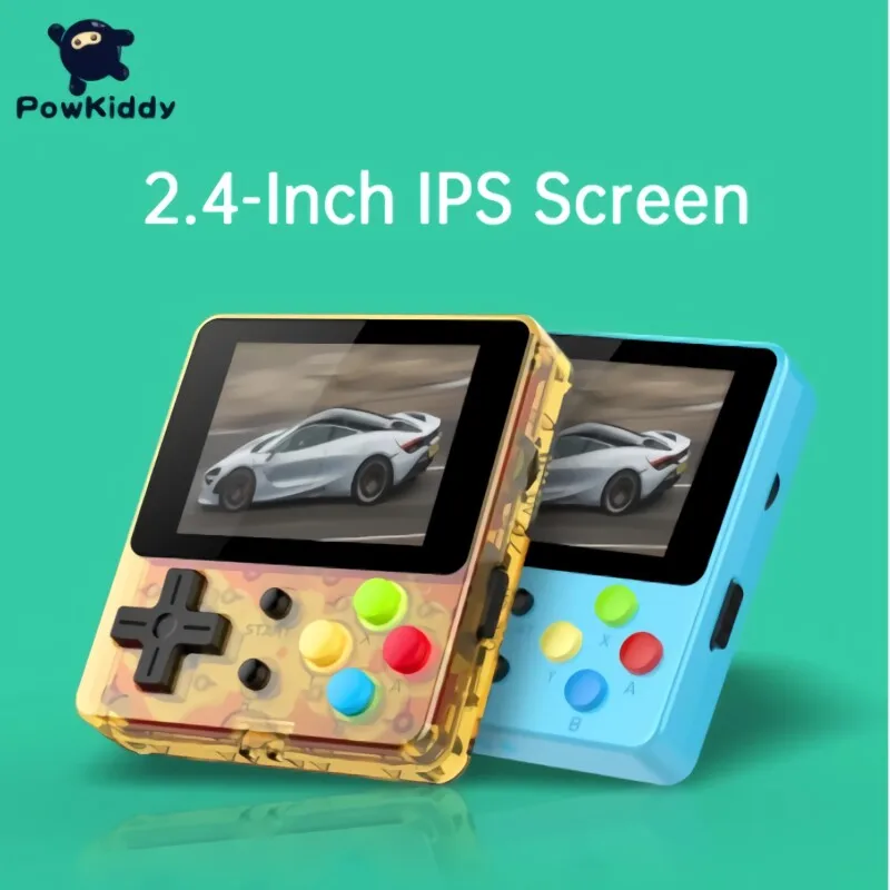 Портативная игровая консоль Powkiddy Q13 LDK 2 4 дюйма IPS экран 88FC 188 8 бит | Электроника