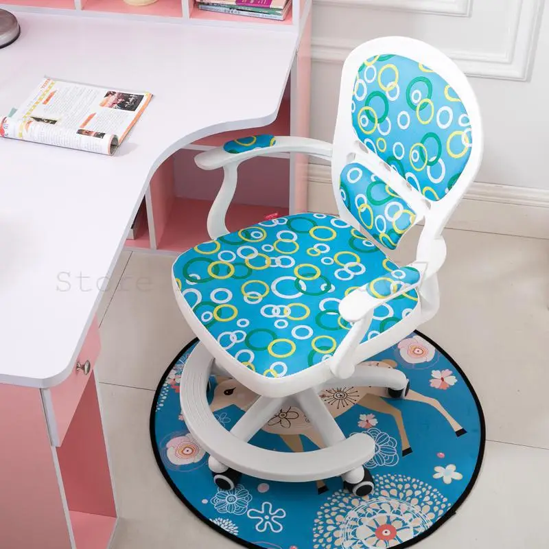 Детский Европейский компьютерный стул для дома вращающийся студентов учебы