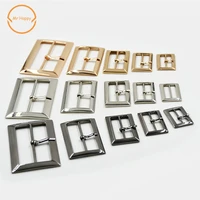10pcslot 20mm25mm30mm40mm50mm silver bronze gold square metal shoes bag belt buckles decoration diy accessory sewing