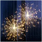 Наружная Светодиодная лампа дневного света 100-200 светодиодов, водонепроницаемая гирлянда, скасветильник для дома, сада, улицы, Рождественское украшение