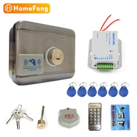 homefong electronic lock with smart card and 3a power supply door access control system for home video door phone intercom
