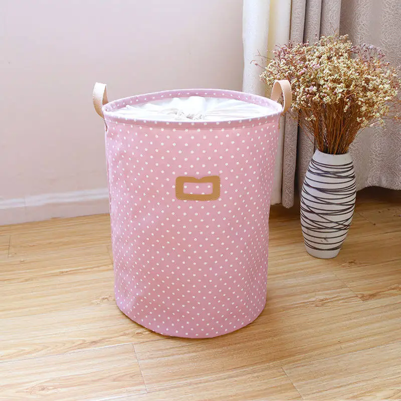Storage Basket A MICCK корзина для хранения грязной одежды разное, водонепроницаемая корзина для белья, органайзеры для стирки одежды, игрушка, льняная складная коробка для хранения - Цвет: Storage Basket A